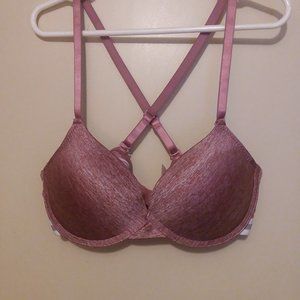 Jessica Simpson Bra UnderWire Padded Color Rose Pink Size 34B Women